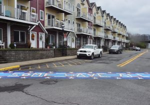 Local artist completes crosswalk near Riverfront Park